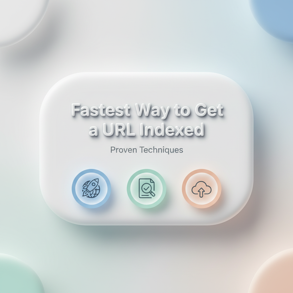 Illustration: Fastest Way to Get a URL Indexed: Proven Techniques